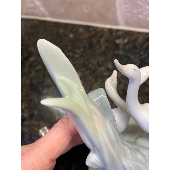 VTG NAO Lladro 3 Geese Porcelain Figurine EUC - Picture 9 of 10